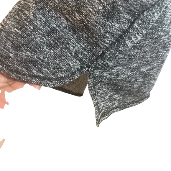 Max Studio Weekend Charcoal Space Dye French Terry Knit Dress Sleeveless Sz S - Picture 3 of 8